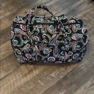 Vera Bradley Women's Paisley Duffel Bag - Black Multi
